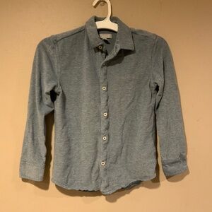 Kid’s Nordstrom Button Down Long Sleeve Collared Shirt Size Small 7/8